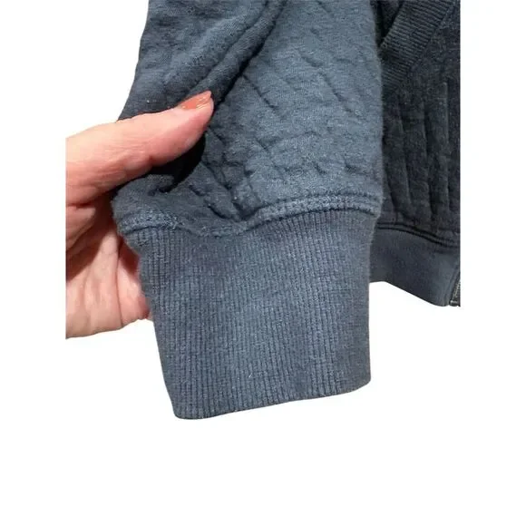 Great Northwest Women's Quilted Blue Hoodie Jacket Size L - Picture 4 of 10